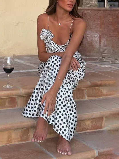 Polka Dot Fantasy Maxi Dress